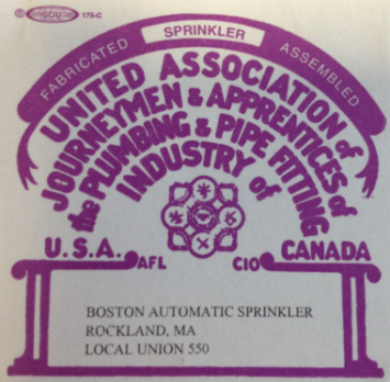 United Association of Journeymen & Apprentices of the plumbing & pipe fitting industry